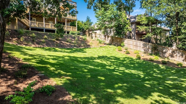 18 Calumet Rd, Little Rock, AR 72223 - fenced backyard with a deck
