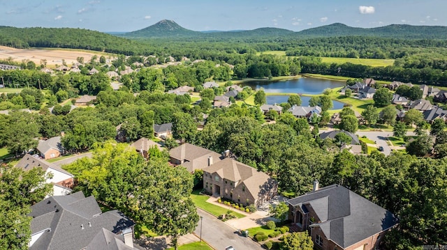 18 Calumet Rd, Little Rock, AR 72223 - aerial view of residential area featuring a large body of water and a forest