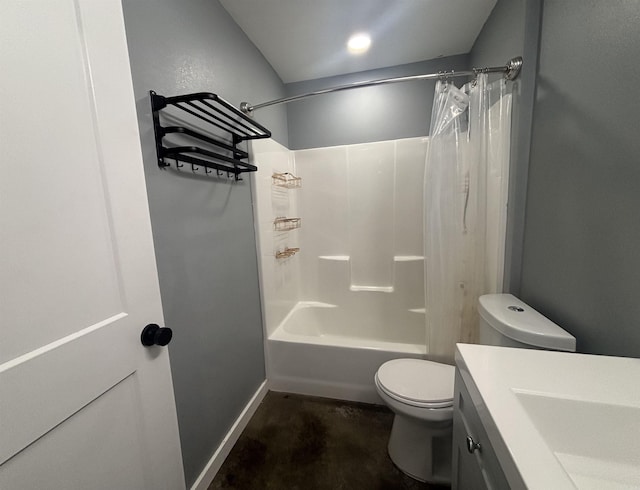 225 Donnie Holt Rd, Mcrae, AR 72102 - bathroom with vanity and shower / bath combination with curtain