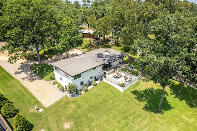 1113 Twin Points Rd, Hot Springs, AR 71913 - aerial view of property and surrounding area with a tree filled landscape