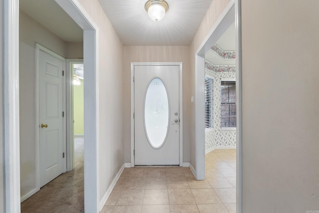 53 E Main St, Greenbrier, AR 72058 - foyer entrance featuring baseboards and light tile patterned floors