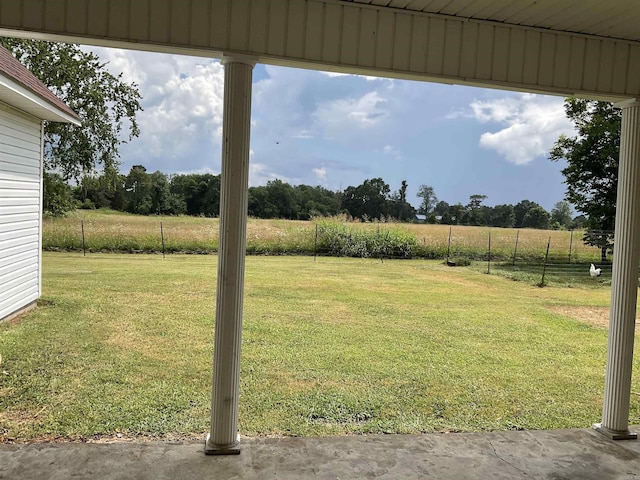 497 Ben Rd, Drasco, AR 72530 - view of green lawn featuring a rural view