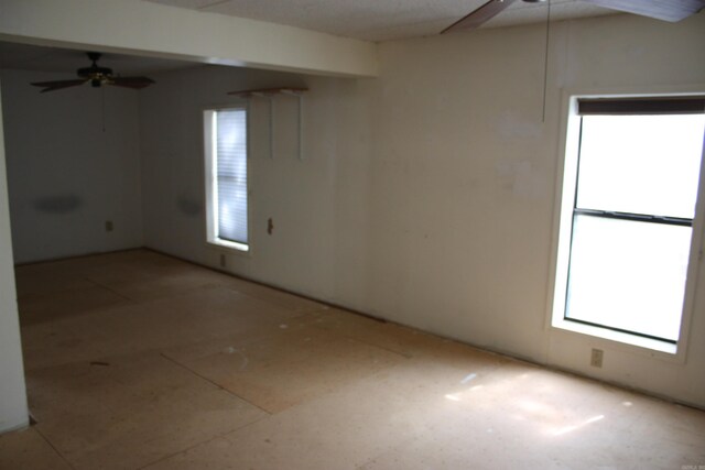 196 Stone Mountain Rd, Vilonia, AR 72032 - empty room featuring a ceiling fan