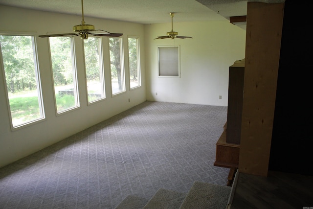 196 Stone Mountain Rd, Vilonia, AR 72032 - unfurnished room with ceiling fan, plenty of natural light, and carpet