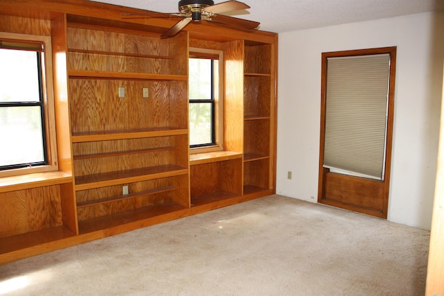196 Stone Mountain Rd, Vilonia, AR 72032 - unfurnished room with carpet floors and ceiling fan