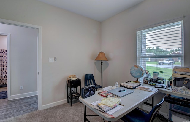 226 Shamsie Ln, White Hall, AR 71602 - carpeted office featuring baseboards