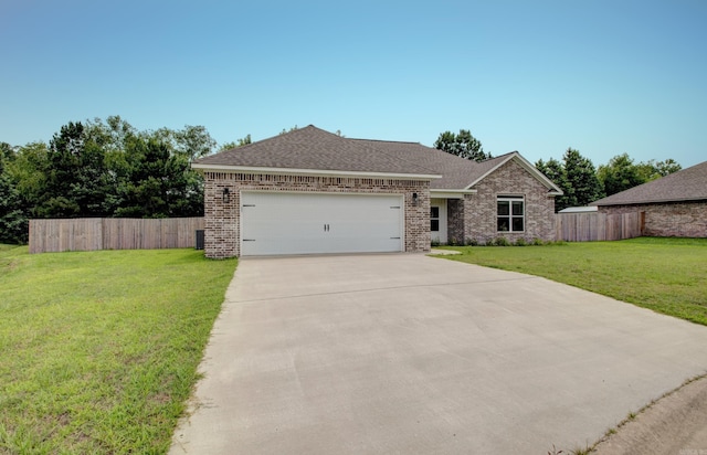 226 Shamsie Ln, White Hall, AR 71602 - view of front of property with a garage, concrete driveway, brick siding, and a shingled roof