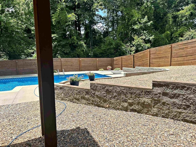 3 Timber Ridge Cir, Arkadelphia, AR 71923 - view of swimming pool featuring a fenced backyard and view of wooded area