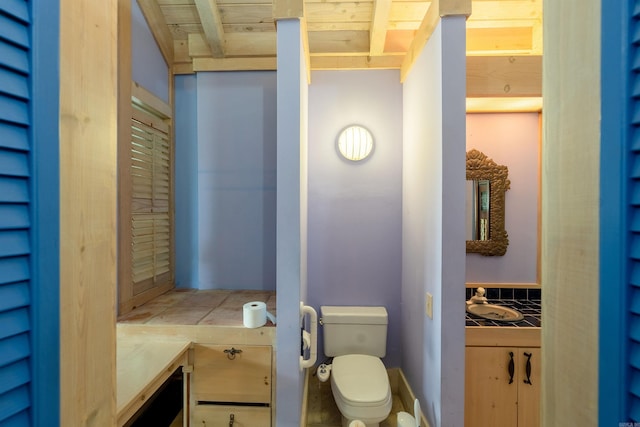 1032 Nunis Dr, Heber Springs, AR 72543 - half bath featuring vanity and toilet