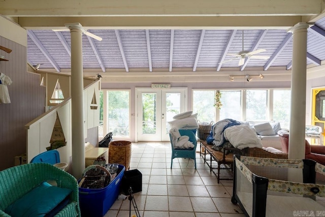 1032 Nunis Dr, Heber Springs, AR 72543 - sunroom / solarium with french doors and healthy amount of natural light