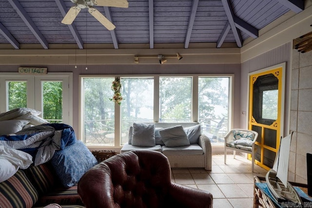 1032 Nunis Dr, Heber Springs, AR 72543 - sunroom featuring tile patterned flooring