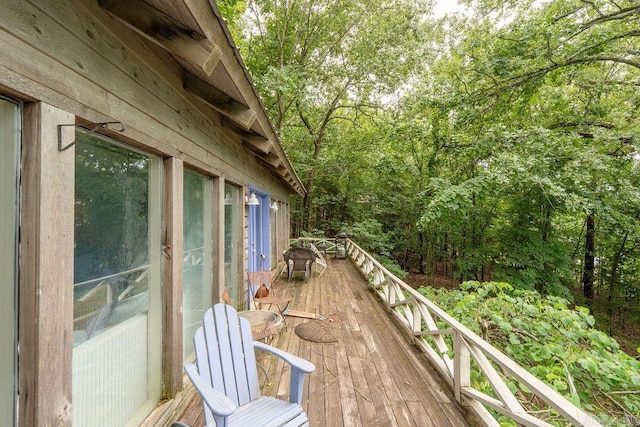 1032 Nunis Dr, Heber Springs, AR 72543 - view of wooden deck
