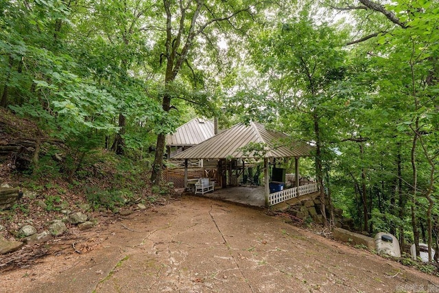 1032 Nunis Dr, Heber Springs, AR 72543 - exterior space with a metal roof