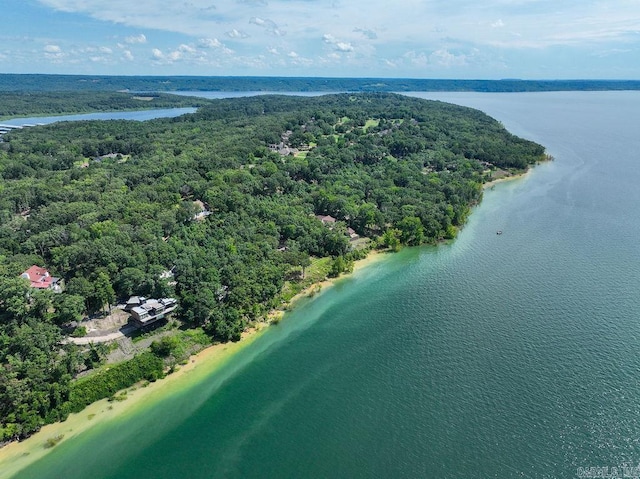 1032 Nunis Dr, Heber Springs, AR 72543 - aerial view of a forest and a large body of water