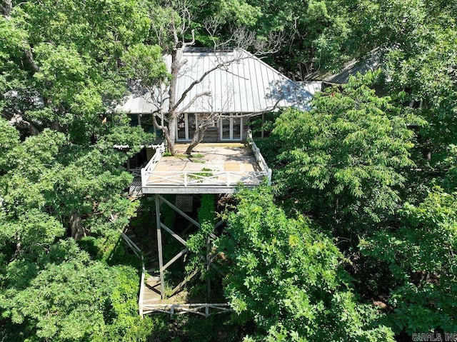 1032 Nunis Dr, Heber Springs, AR 72543 - aerial view of property and surrounding area