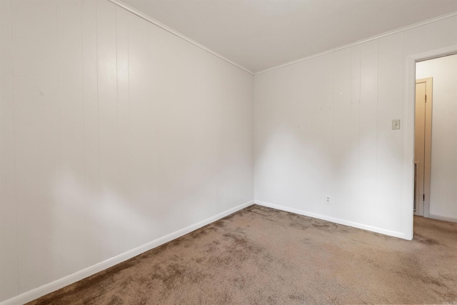 7025 Windsong, North Little Rock, AR 72113 - carpeted spare room featuring crown molding and baseboards