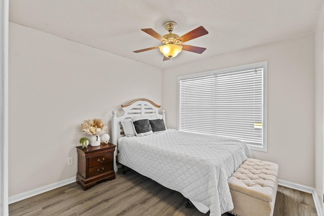19 Mustang, Cabot, AR 72023 - bedroom featuring wood finished floors and ceiling fan