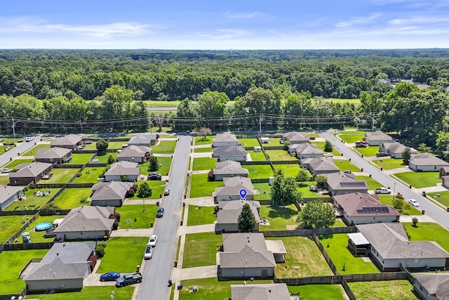 19 Mustang, Cabot, AR 72023 - aerial view of residential area with a heavily wooded area