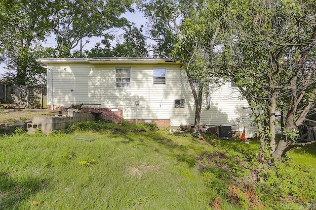 1810 N Mississippi, Little Rock, AR 72227 - view of home's exterior with a central air condition unit and crawl space