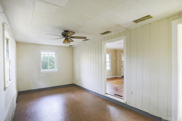 1810 N Mississippi, Little Rock, AR 72227 - spare room with healthy amount of natural light and a ceiling fan