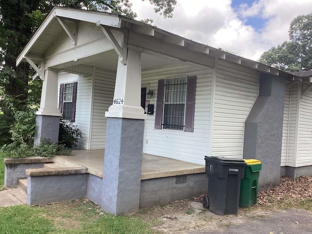 4624 W 29th St, Little Rock, AR 72204 - view of property exterior featuring covered porch