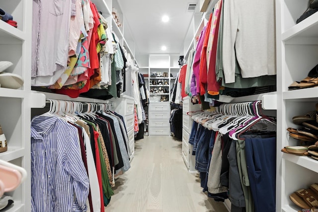 153 Caurel Cir, Little Rock, AR 72223 - walk in closet featuring light wood finished floors