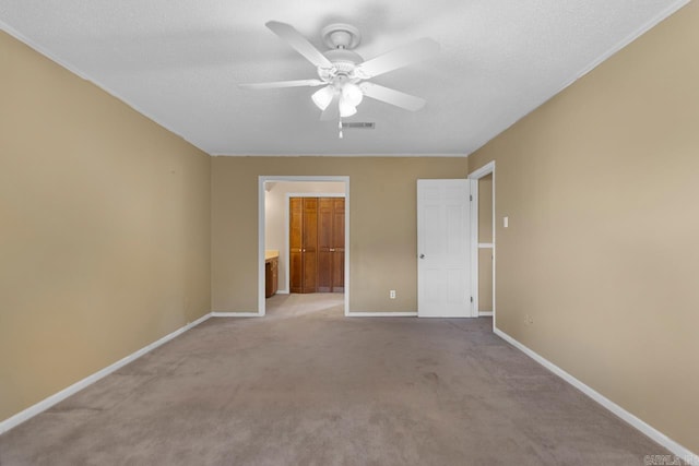 12605 Janelle Ct, Little Rock, AR 72205 - unfurnished bedroom with carpet floors, ensuite bathroom, and a ceiling fan