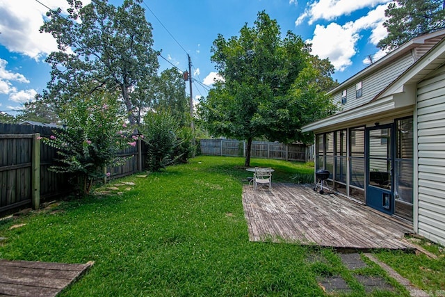 12605 Janelle Ct, Little Rock, AR 72205 - view of fenced backyard