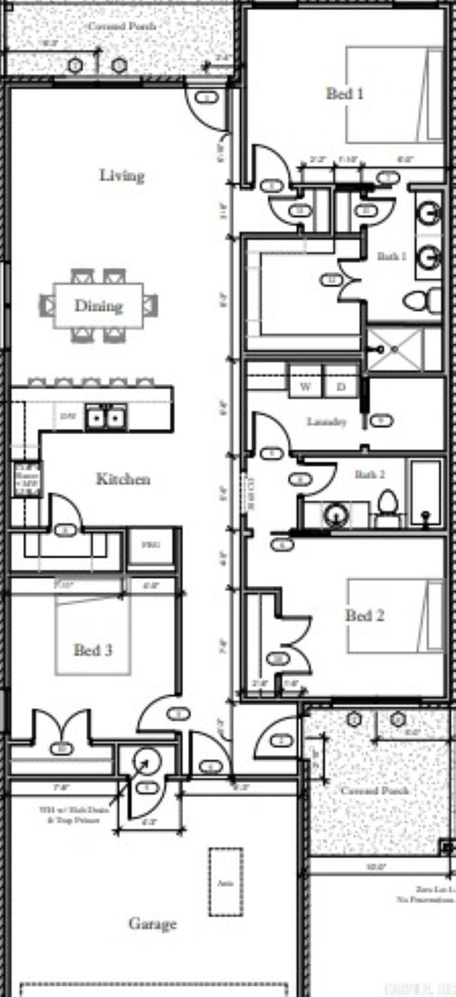 13423 Teton Dr, Little Rock, AR 72211 - view of property floor plan