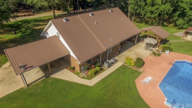 85 Linder Rd, Greenbrier, AR 72058 - aerial view of property and surrounding area featuring a pool area