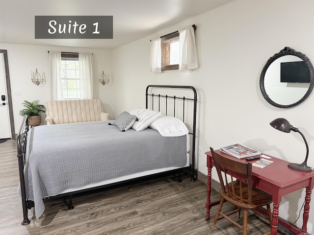 263 Jimmy Driftwood Pkwy, Mountain View, AR 72560 - bedroom with wood finished floors