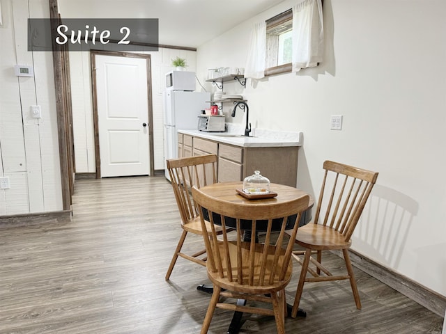 263 Jimmy Driftwood Pkwy, Mountain View, AR 72560 - dining space with wood finished floors