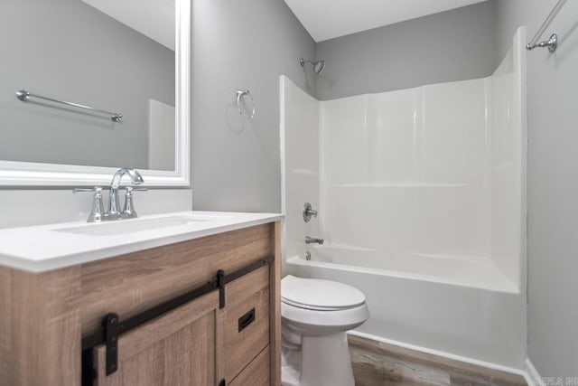 2002 Reagan Cv, Alexander, AR 72002 - full bath with wood finished floors, vanity, and shower / bathtub combination