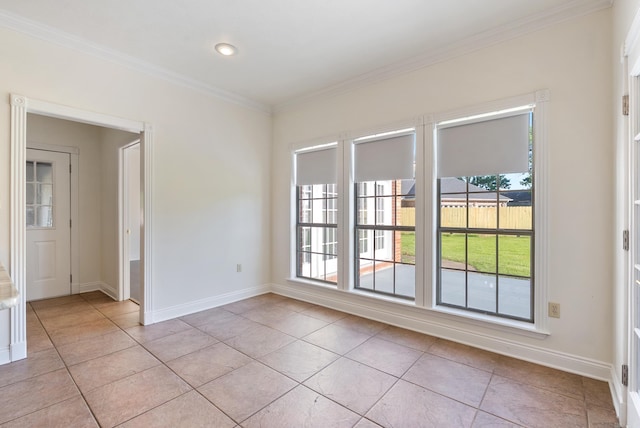 930 Enderlin, Conway, AR 72034 - empty room with ornamental molding and light tile patterned floors