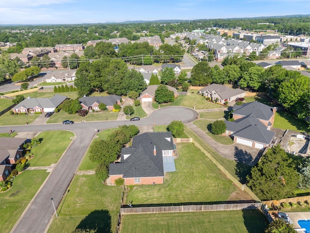 930 Enderlin, Conway, AR 72034 - aerial overview of property's location featuring nearby suburban area