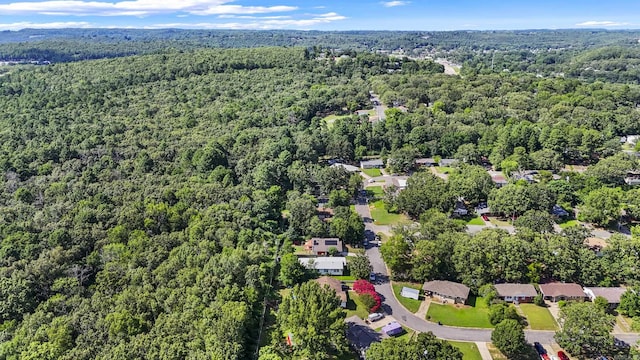 4005 W Berkley Dr, North Little Rock, AR 72118 - aerial view of residential area featuring a forest