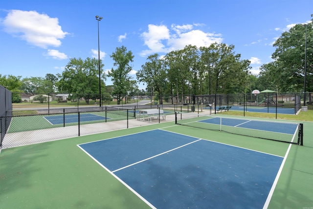 31 Deerfield Dr, Sherwood, AR 72120 - view of tennis court with community basketball court