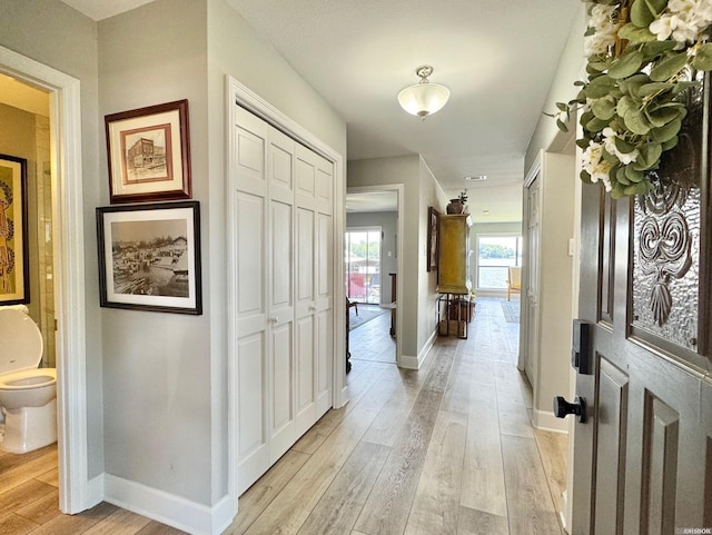 310 Kleinshore Rd Unit C-1, Hot Springs, AR 71913 - hall with baseboards and light wood-style flooring