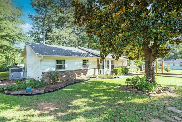 4203 Glenda Ln, Benton, AR 72019 - view of front of home with brick siding and a shingled roof