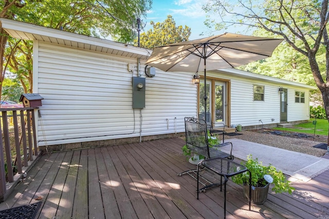4203 Glenda Ln, Benton, AR 72019 - view of deck