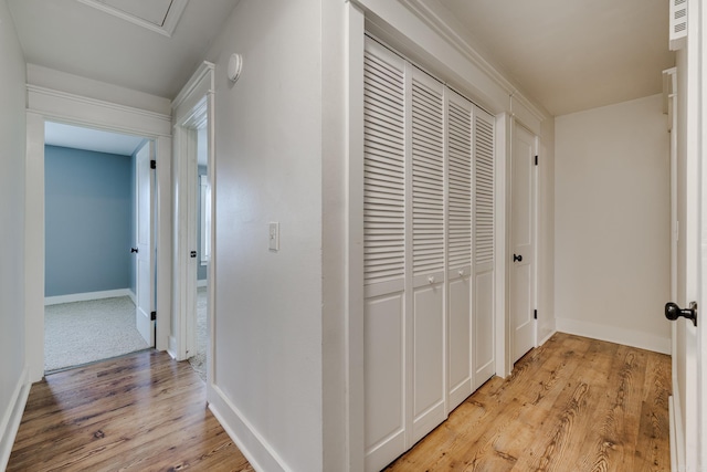 1005 S German Ln, Conway, AR 72034 - corridor featuring light wood finished floors and baseboards