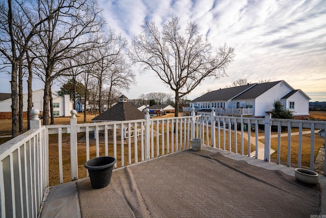 1005 S German Ln, Conway, AR 72034 - view of patio with a residential view