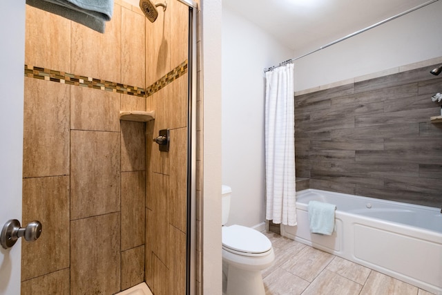 2222 N University, Little Rock, AR 72207 - bathroom featuring toilet and shower / tub combo