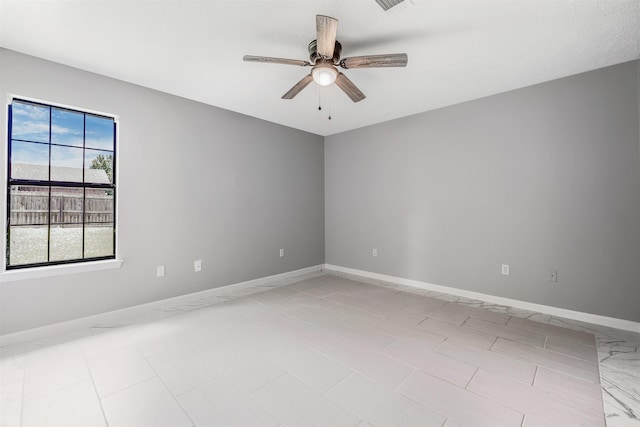 1465 Pyramid Dr, Conway, AR 72034 - empty room with ceiling fan and baseboards