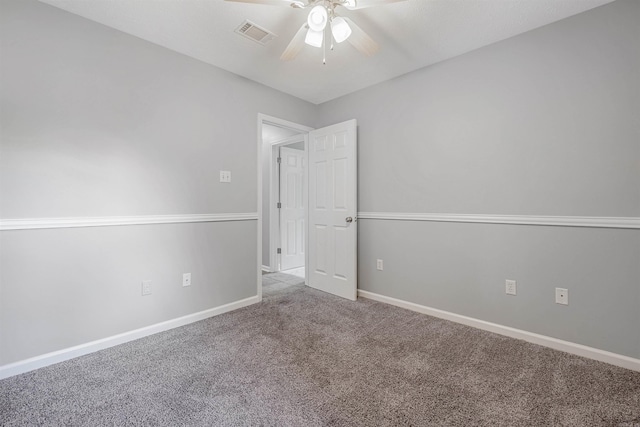1465 Pyramid Dr, Conway, AR 72034 - carpeted spare room with a ceiling fan and baseboards