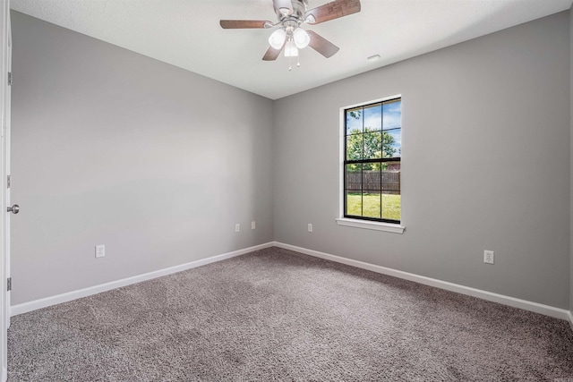 1465 Pyramid Dr, Conway, AR 72034 - spare room featuring carpet and a ceiling fan