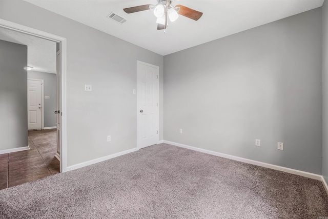 1465 Pyramid Dr, Conway, AR 72034 - unfurnished bedroom featuring carpet flooring and ceiling fan