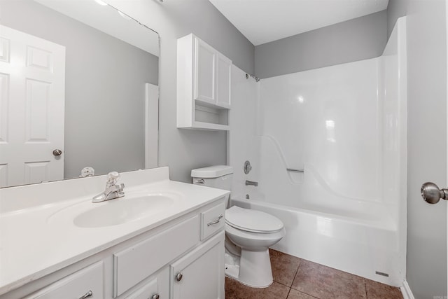 1465 Pyramid Dr, Conway, AR 72034 - bathroom with vanity, bathtub / shower combination, and tile patterned floors