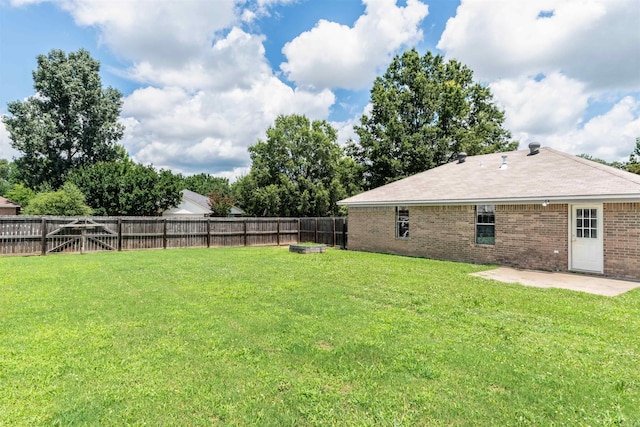 1465 Pyramid Dr, Conway, AR 72034 - fenced backyard featuring a patio area