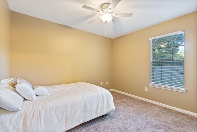 1410 Pyramid Dr, Conway, AR 72032 - bedroom with carpet and ceiling fan